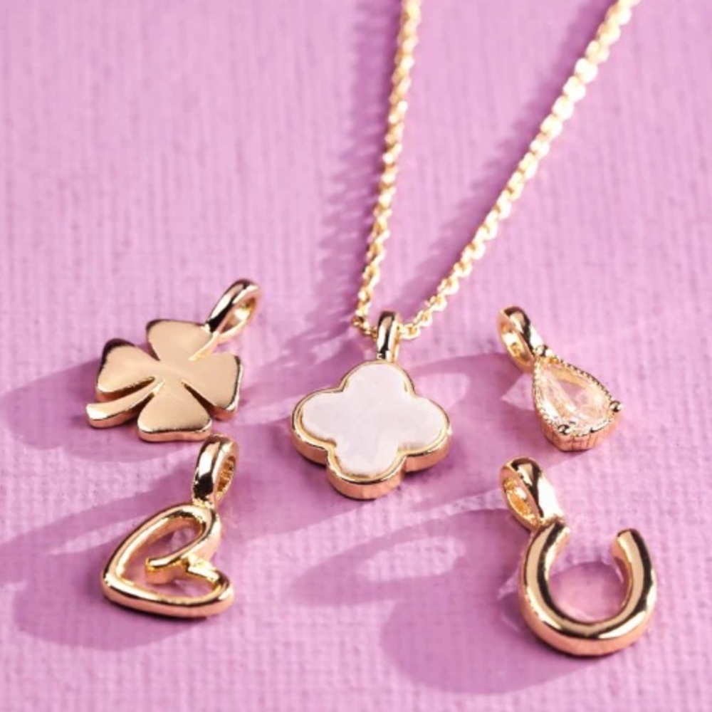 🏝️Good Luck and Positive Vibes Charm Set Necklace